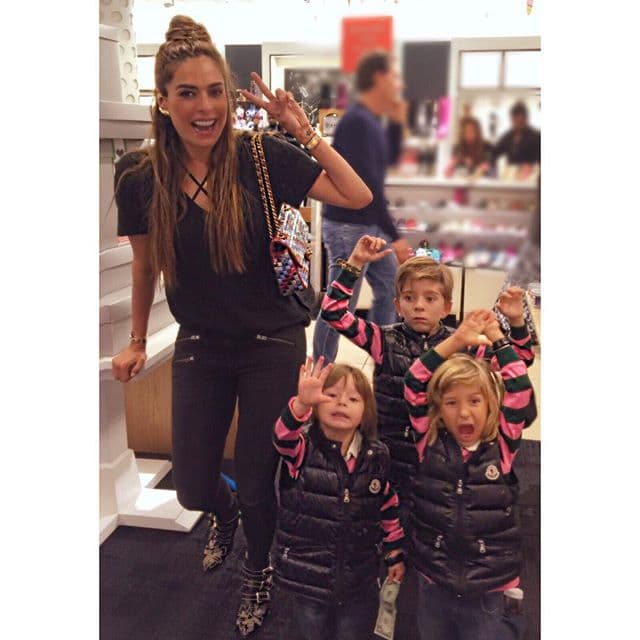 Estos días en que Gali se tomó un descanso también se volvió inseparable de Mateo y los hijos de Fernando.