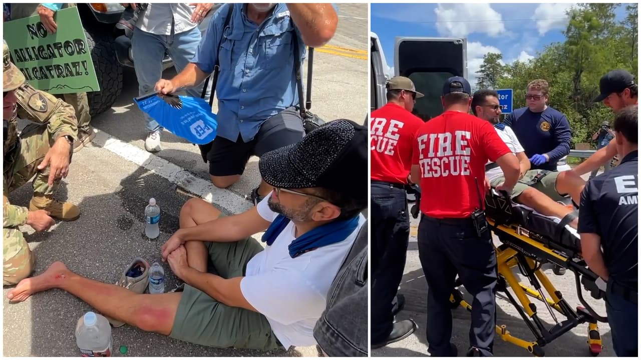 Atropellan a una persona frente al Alcatraz de los Caimanes en Florida
