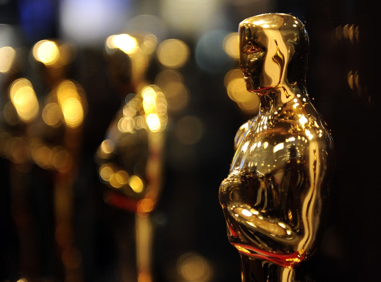 Estatuas del premio Oscar que entrega la Academia de Cine de Hollywood.