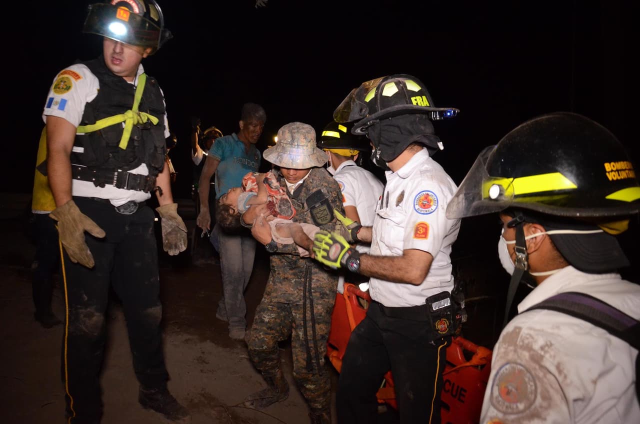 Several children were rescued by emergency teams.