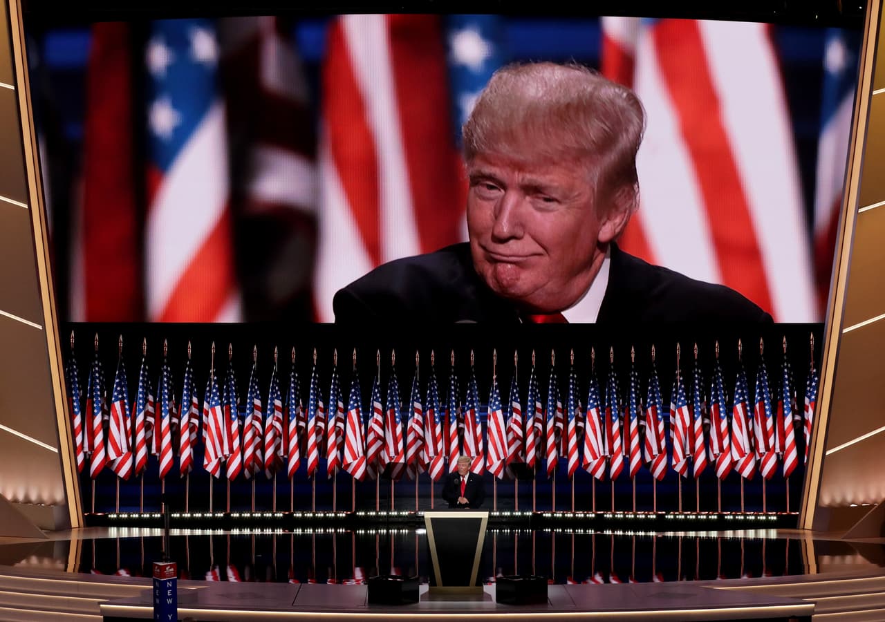 El discurso de Trump fue más visto en televisión que el de Clinton durante las convenciones