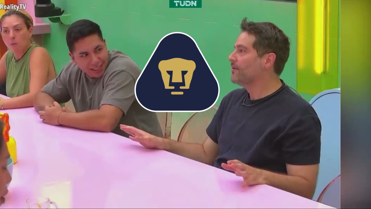 Memo Schutz revela su afición por Pumas en La Casa de los Famosos