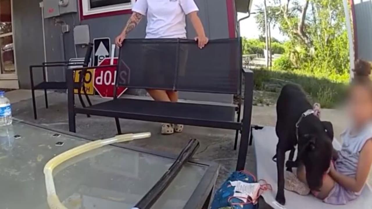 Con calor, sed y hambre: Niña y su perrito son hallados deambulando por calles de Deltona