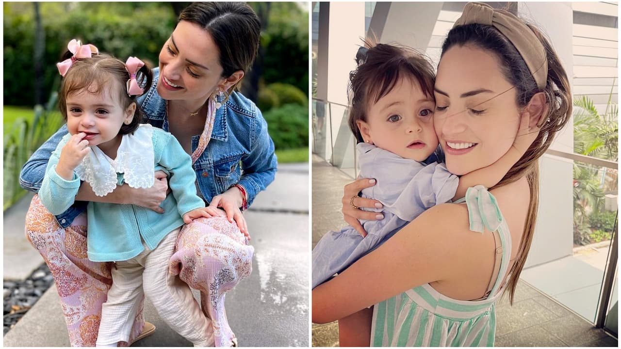 “No lo intenten en casa”: Michelle Galván le cortó el fleco a Megan sin ayuda y así reaccionó su hija