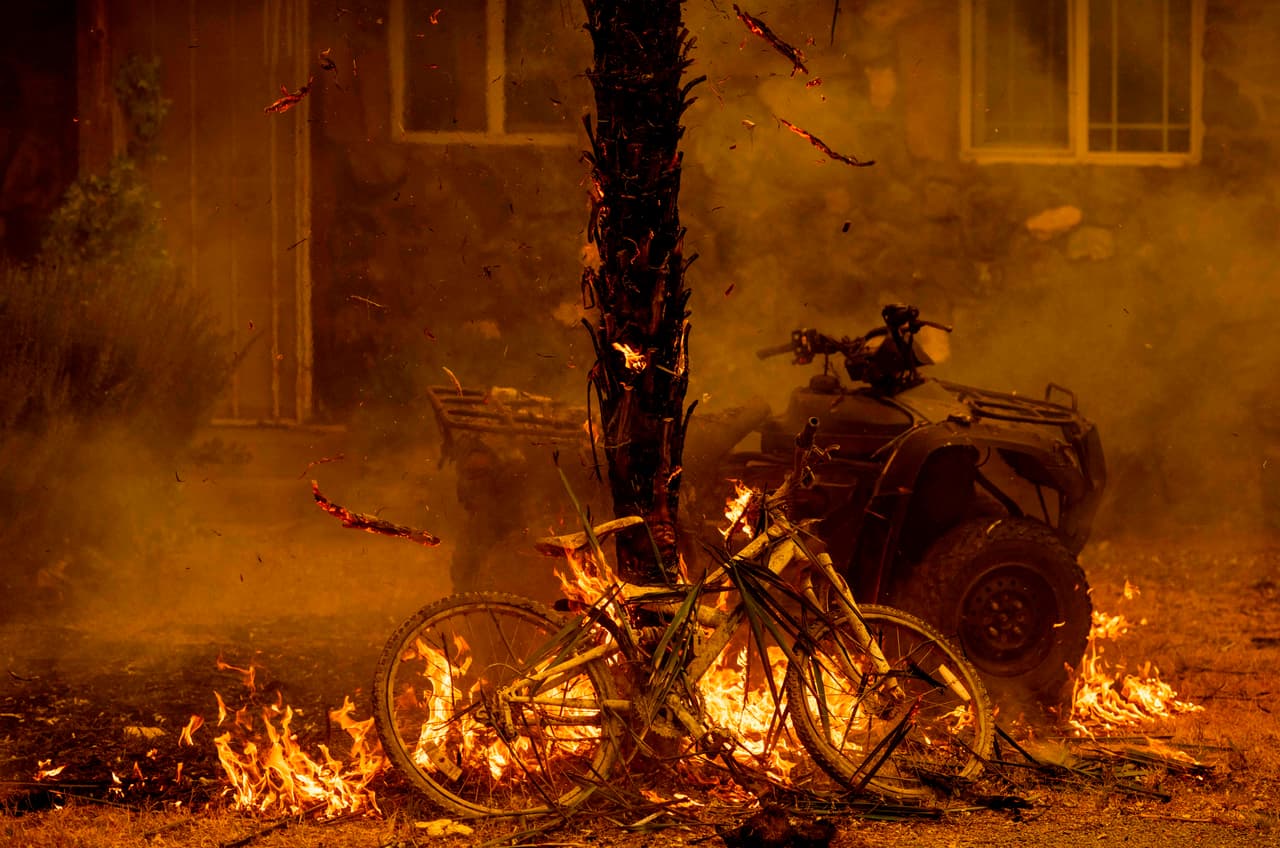 Los incendios más graves reportados hasta ahora se encuentran en Monterey, el Valle Central y el norte de California.