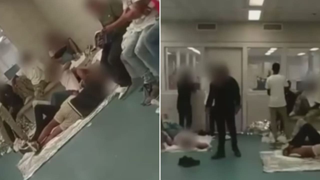 Hacinados y durmiendo en el piso: así están los inmigrantes detenidos en una corte de Nueva York