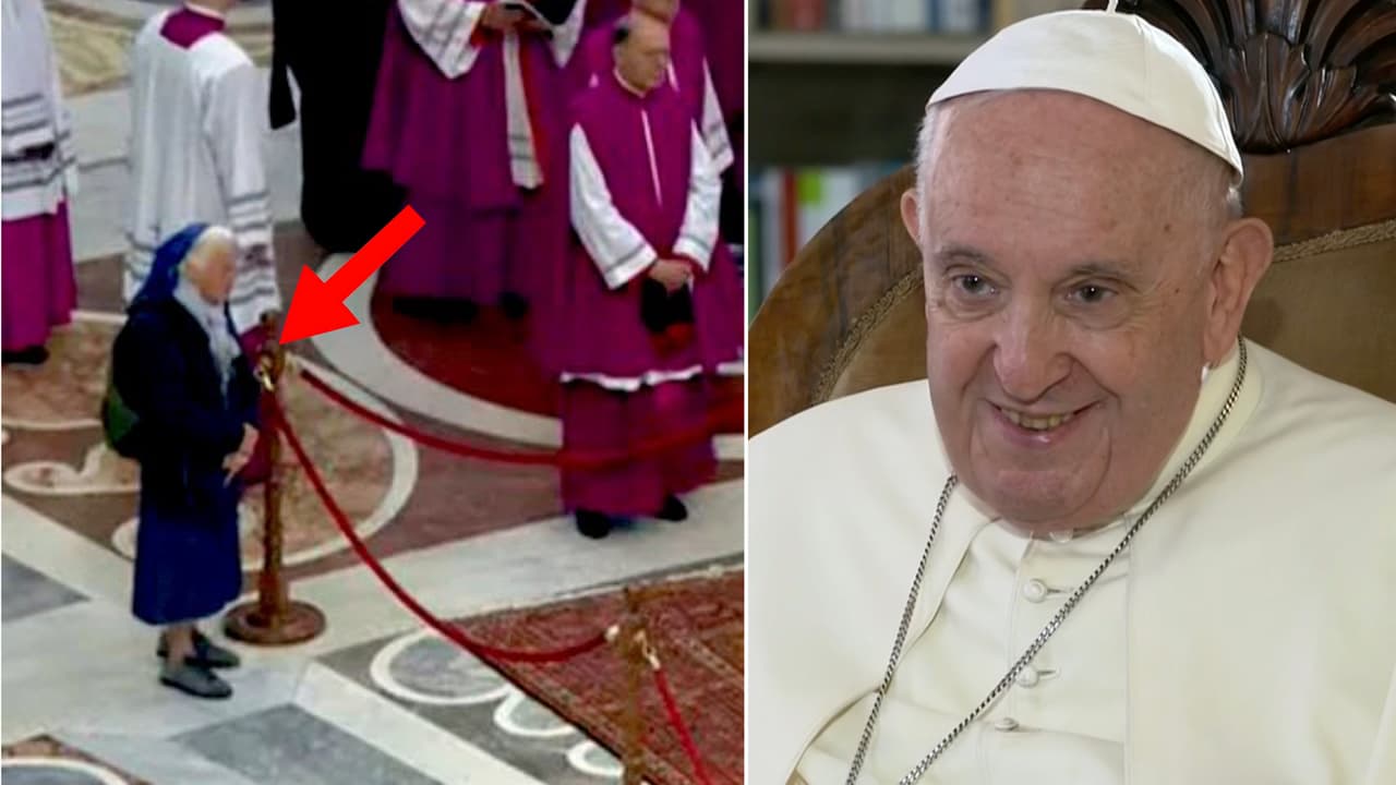 ¿Por qué la monja que rompió el protocolo al despedir al papa Francisco era tan especial para él?