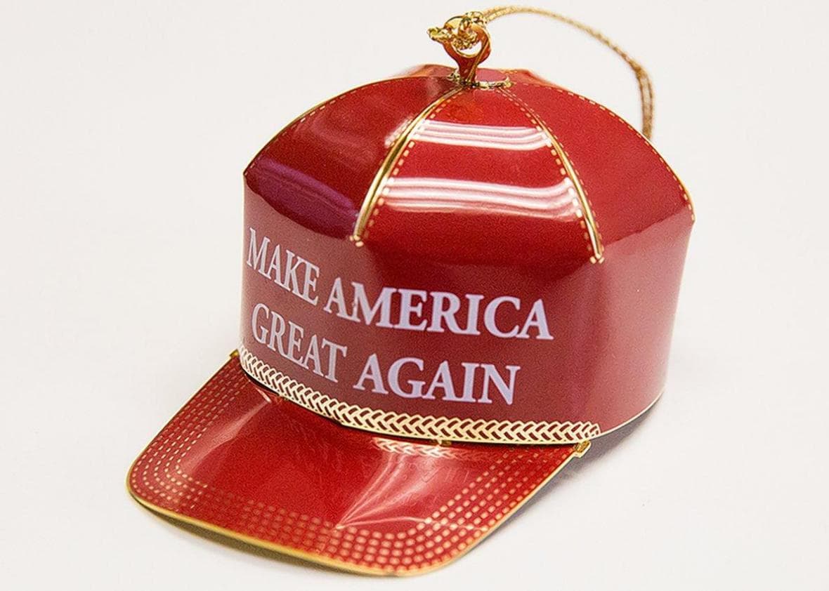 Usuarios de Amazon no se dejan seducir por el adorno de Navidad de Trump 