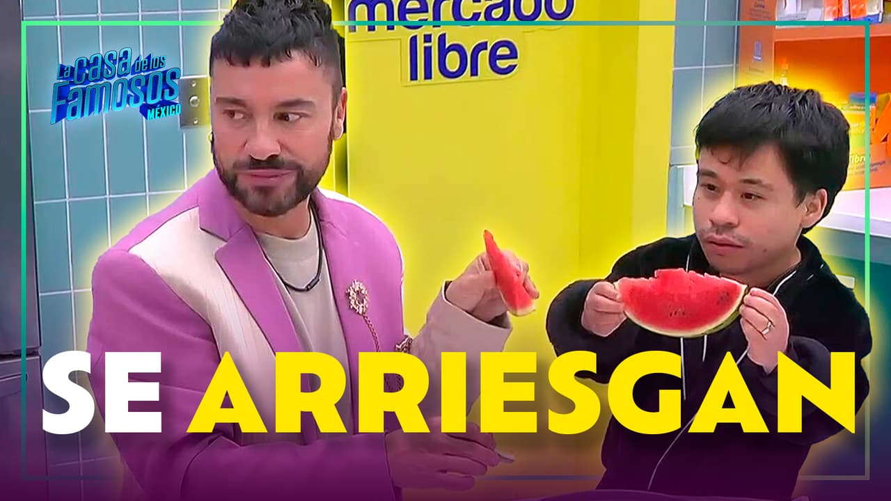 Abelito y Shiky se la juegan comiendo sandía a la media noche
