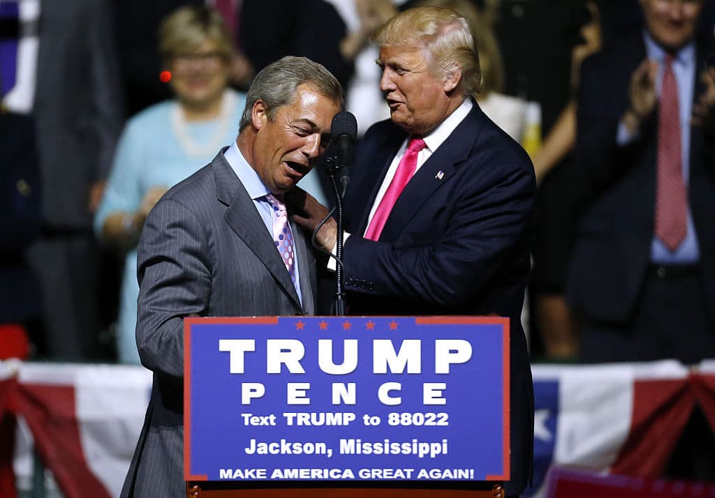 Trump sugiere al impulsor del 'Brexit' como embajador británico en EEUU y Londres le responde: no hay vacante 