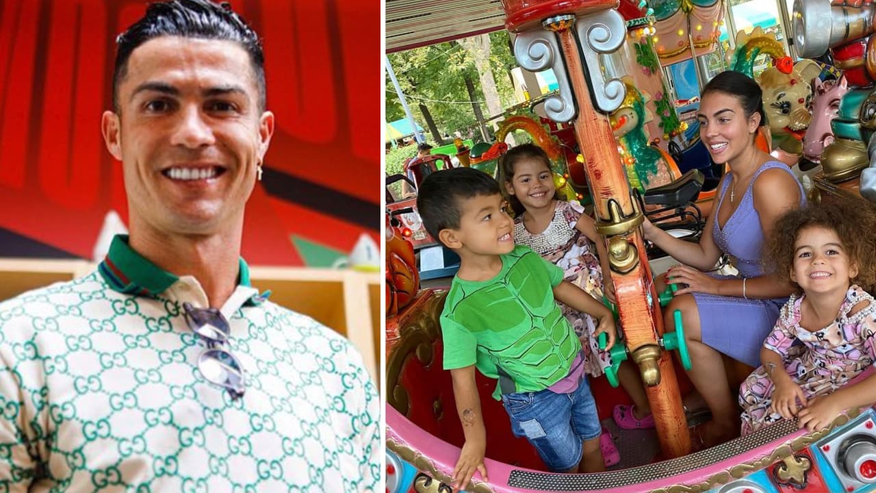 Así fue el festejo de 5 años de los mellizos de Georgina, Cristiano estuvo "presente" de una forma muy peculiar
