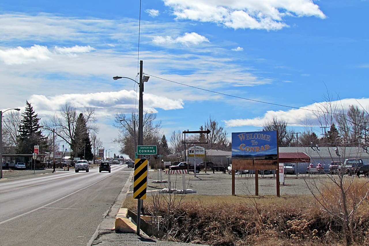 <b>Puesto 45. Conrad, Montana. Tasa de pobreza: 16.0% (estado: 14.4%). </b>Ingreso medio por hogar: 43,372 dólares (estado: 50,801). Valor medio de la vivienda: 118,000 dólares (estado: 209,100). Población: 2,84.