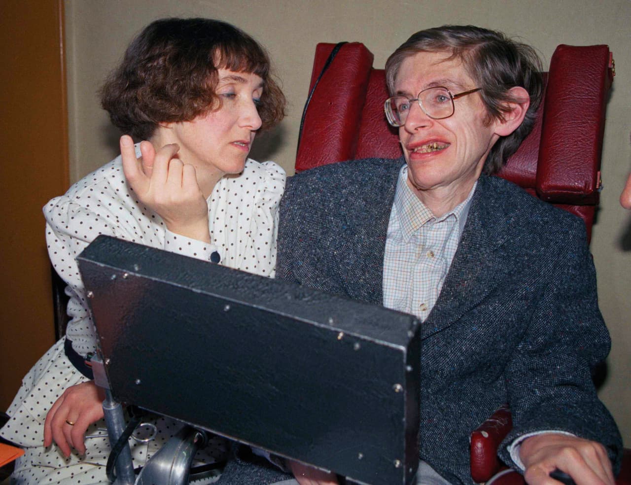 Una imagen de 1989 junto a su primera esposa Jane, en París. Tenía entonces 47 años de edad.