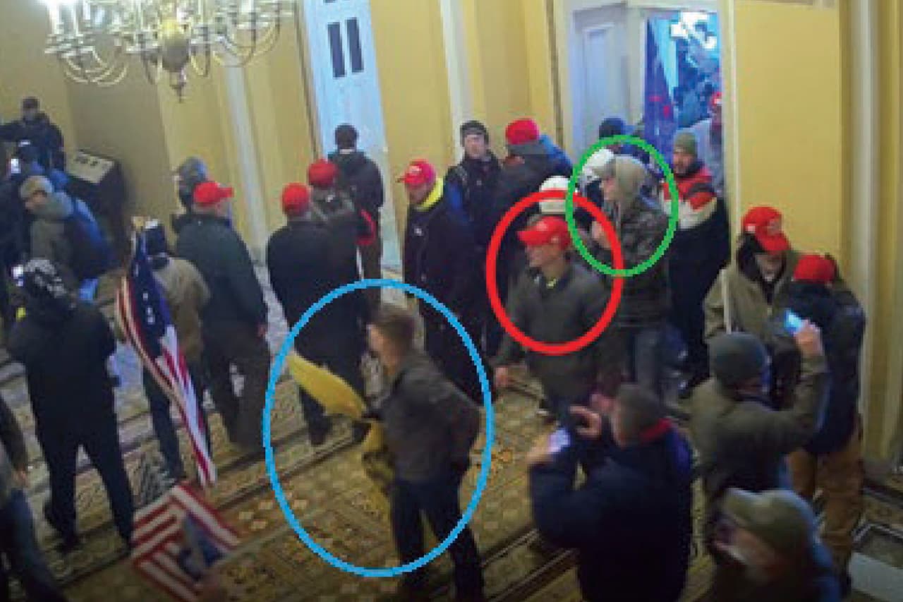Sentencian a uno de los tres marines en activo que participaron en el asalto al Capitolio del 6 de enero