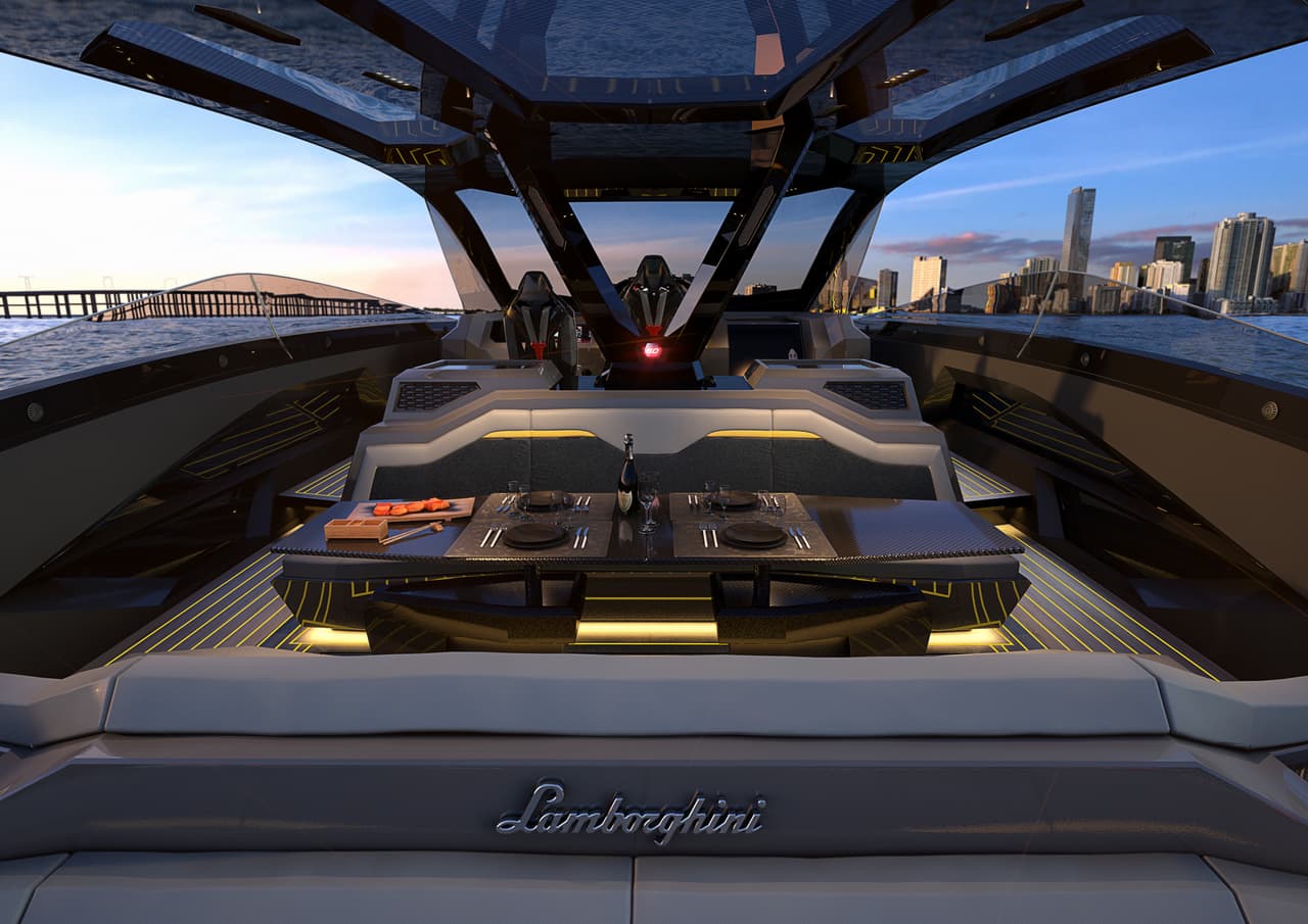 Por si fuera poco, los clientes también tendrán acceso al programa
<b> Ad Personam de Lamborghini</b> para personalizar el yate con los colores y materiales de su preferencia.