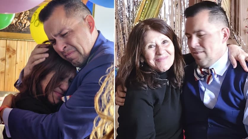 Lo robaron al nacer y solo pudo abrazar a su madre por primera vez  42 años después