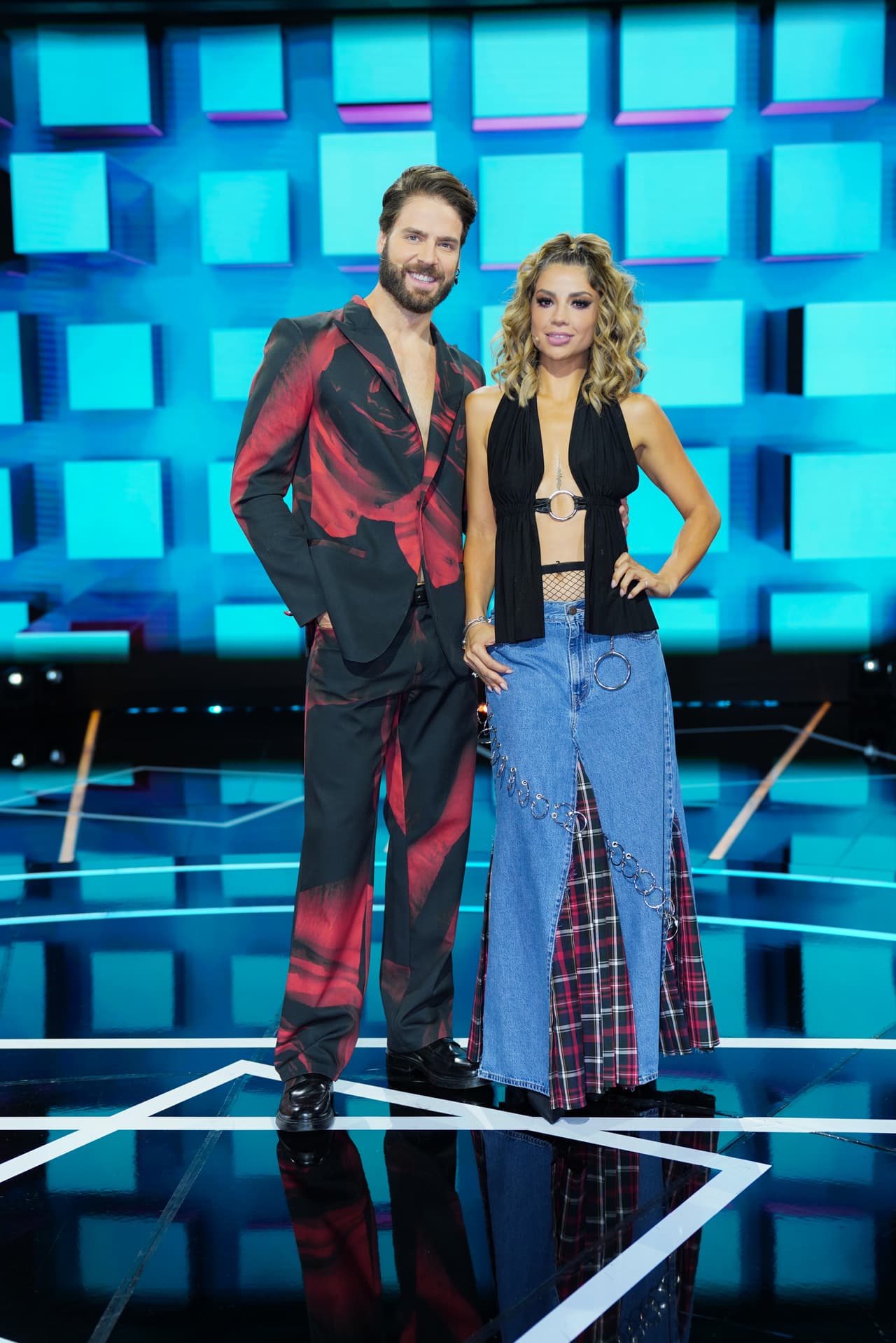 La pareja de Jorge Losa y Ferka estuvo presente en la salida del quinto finalista.