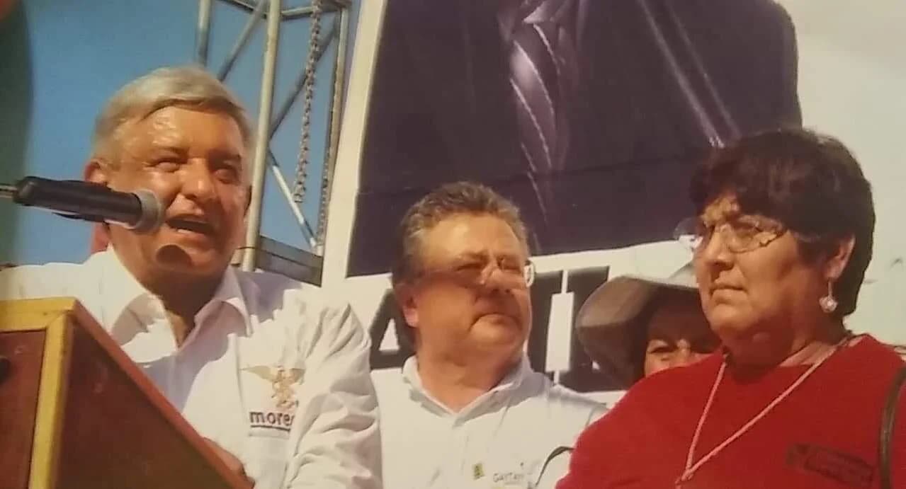 Cantú fue recibida por Andrés Manuel López Obrador cuando era candidato presidencial en 2012.