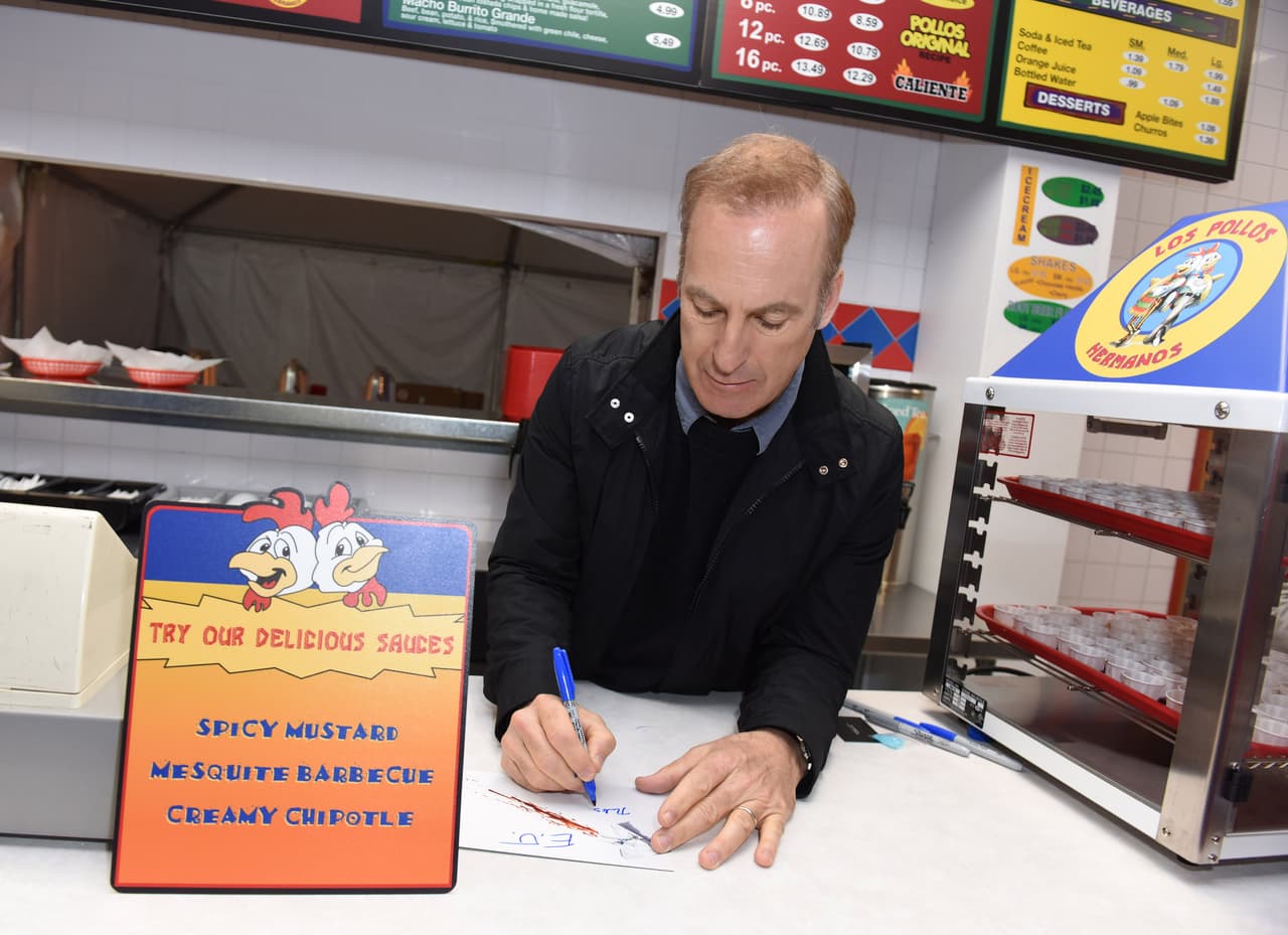 Los Pollos Hermanos abrió en Austin, Texas durante South By South West. Los actores de Better Call Saul Bob Odenkirk (Saul Goodman) y Giancarlo Esposito (Gus Fring) dieron autógrafos en el restaurante.