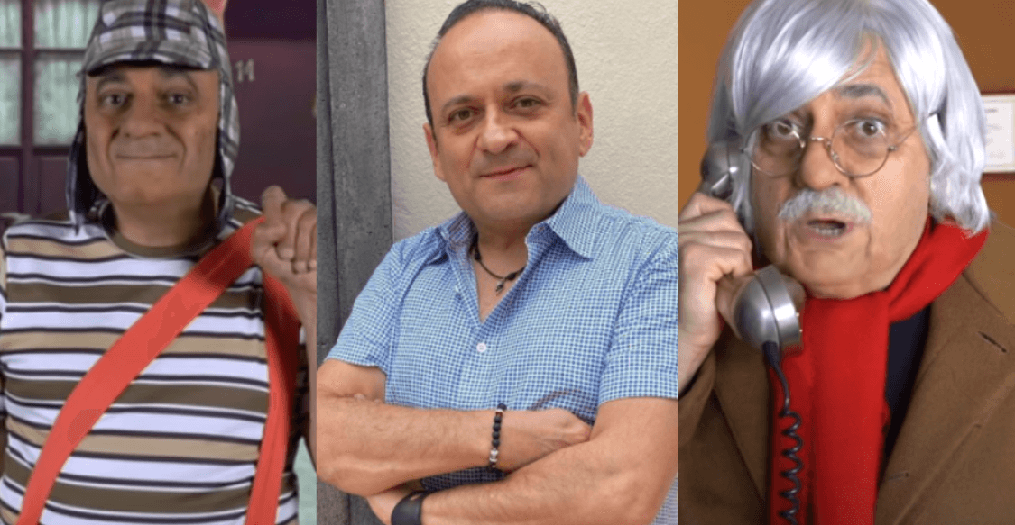 La asombrosa transformación de Lalo España en ‘Chespirito’