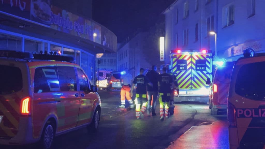 Tres muertos y cuatro heridos graves tras un apuñalamiento múltiple en un festival de Alemania