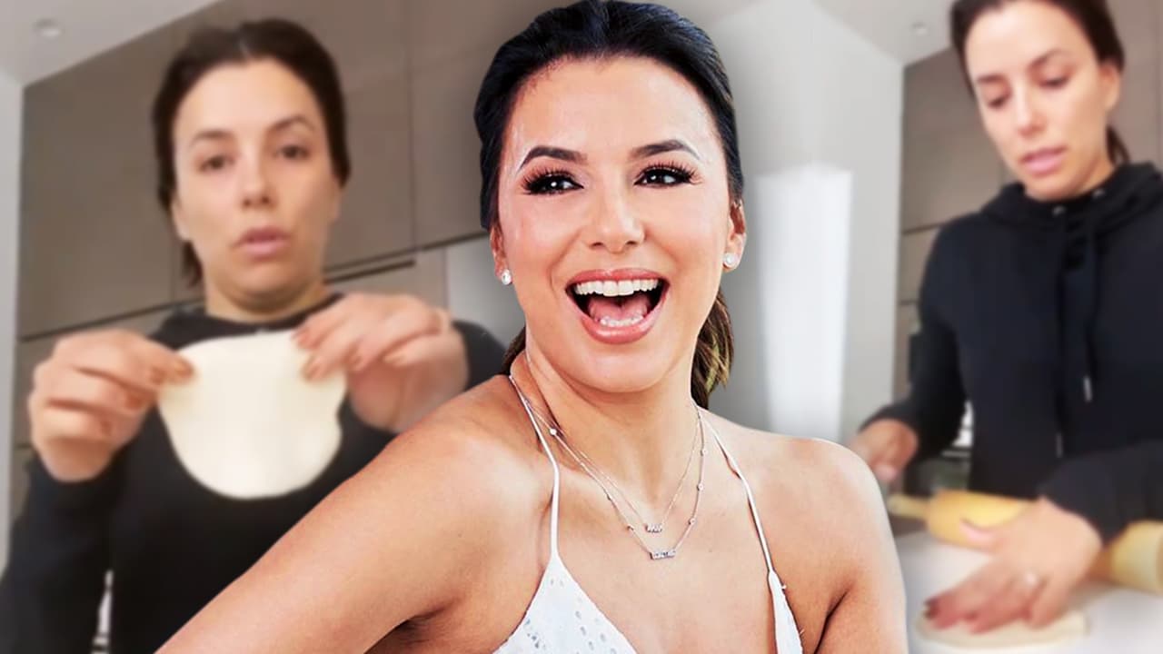 Eva Longoria es un ama de casa desesperada tratando de hacer tortillas