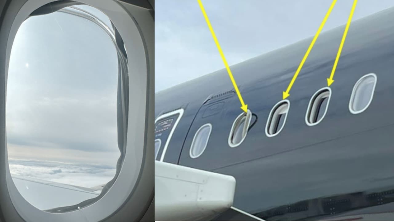 El increíble motivo por el que un avión tuvo que devolverse en un vuelo transatlántico: le faltaban dos ventanillas
