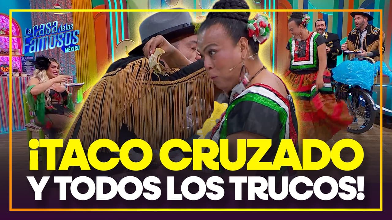 ¡AY TACOS! Lady Tacos de canasta sorprende a Jorge Medina y Josi Cuen en la post gala