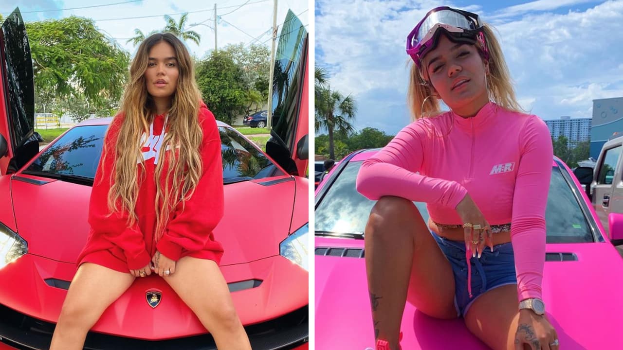 Los extravagantes y lujosos autos de Karol G: uno asciende a más de 350 mil dólares