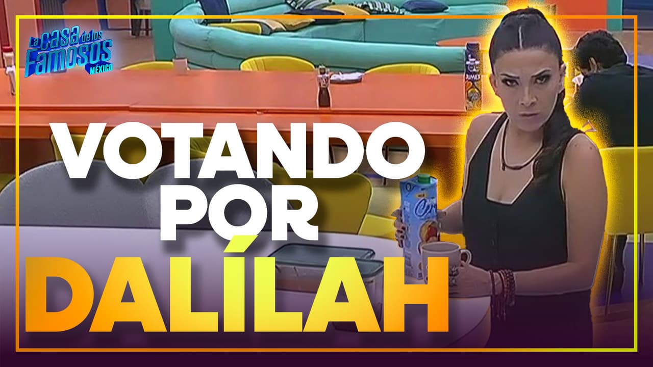 Dalílah se CONECTA con su público para animarlos a que VOTEN POR ELLA