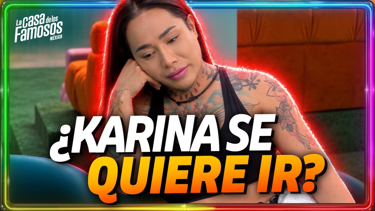 Karina se siente apenada con el público por ponerse intensa en el DEBATE