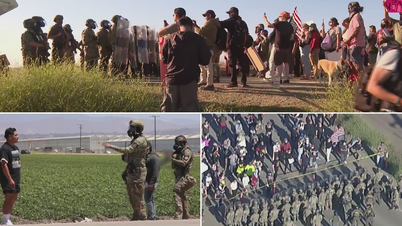“No somos criminales”: tensos momentos se viven durante masiva redada migratoria en Camarillo