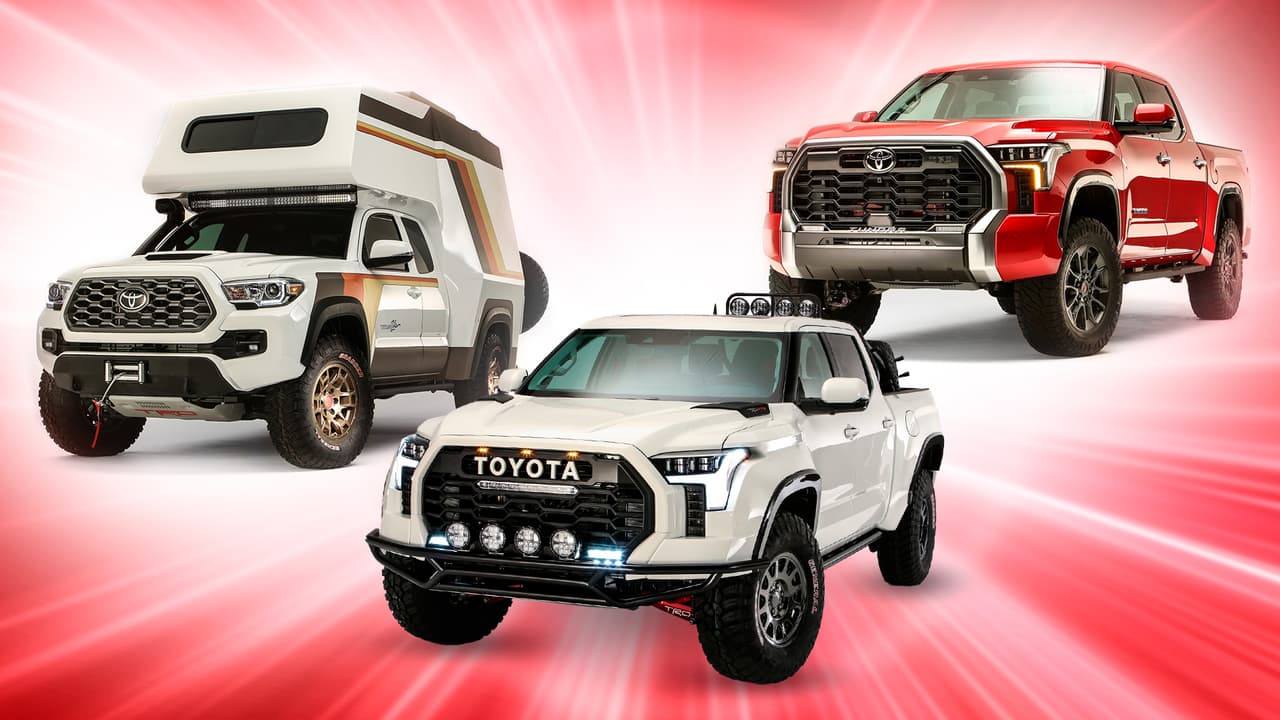 SEMA 2021: Toyota brilla con un portafolio de pickups fuera de serie