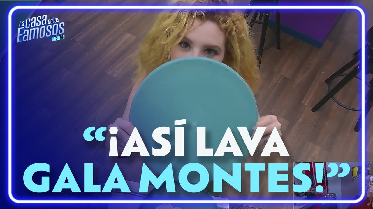 Briggitte muestra que Gala LAVA MAL los platos y Arath la termina REGAÑANDO