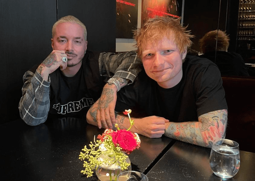 J Balvin y Ed Sheeran anunciaron que pronto harán el lanzamiento de dos canciones de reggaetón y pop.