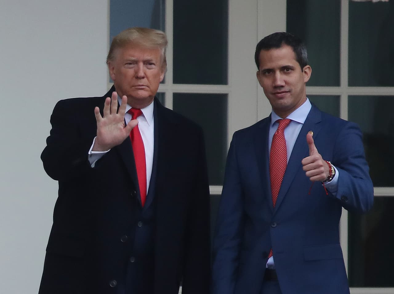El presidente Donald Trump recibió este miércoles en la Casa Blanca al líder opositor venezolano Juan Guaidó, reconocido por más de 50 países como presidente interino de Venezuela, para una reunión a puerta cerrada.