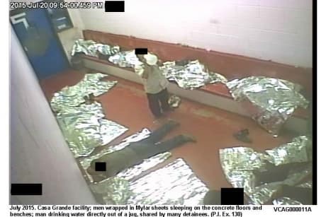Celdas de la Patrulla Fronteriza donde son detenidos los inmigrantes que cruzan la frontera