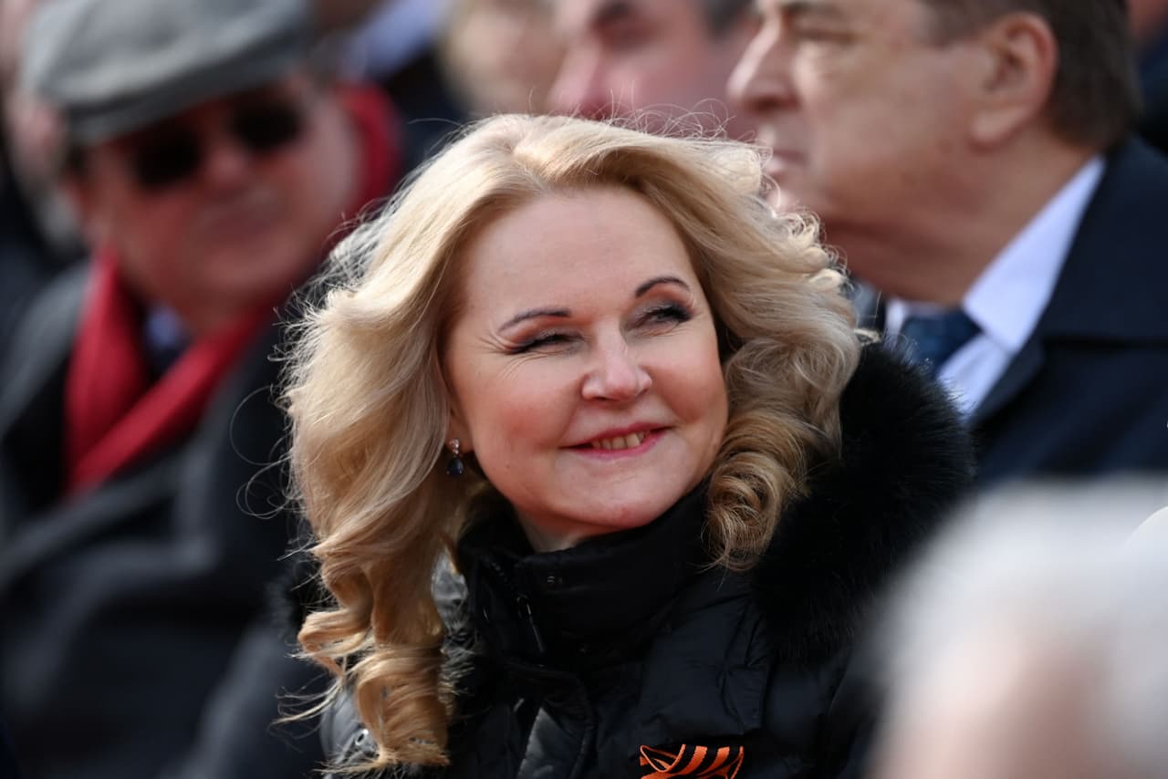 La viceprimera ministra rusa Tatyana Golikova en el evento.
<b> El secretario de Defensa británico, Ben Wallace, dijo a que Putin estaba "preparando el terreno para poder decir: 'Mira, ahora es una guerra contra los nazis, y lo que necesito es más gente'".</b>
<br>