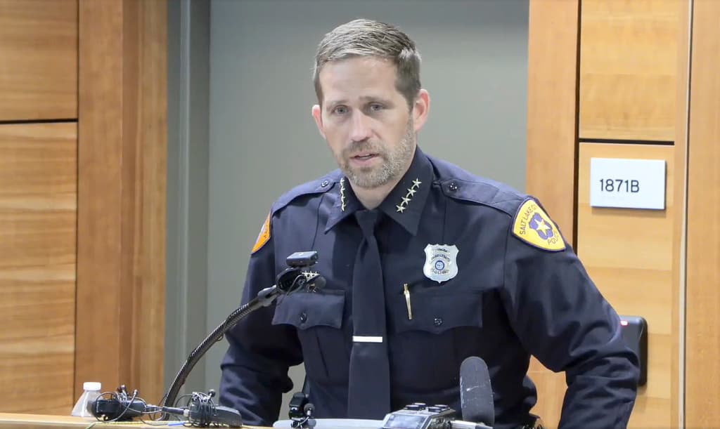 El jefe de Policía de Salt Lake City, Brian Redd, en declaraciones a la prensa.