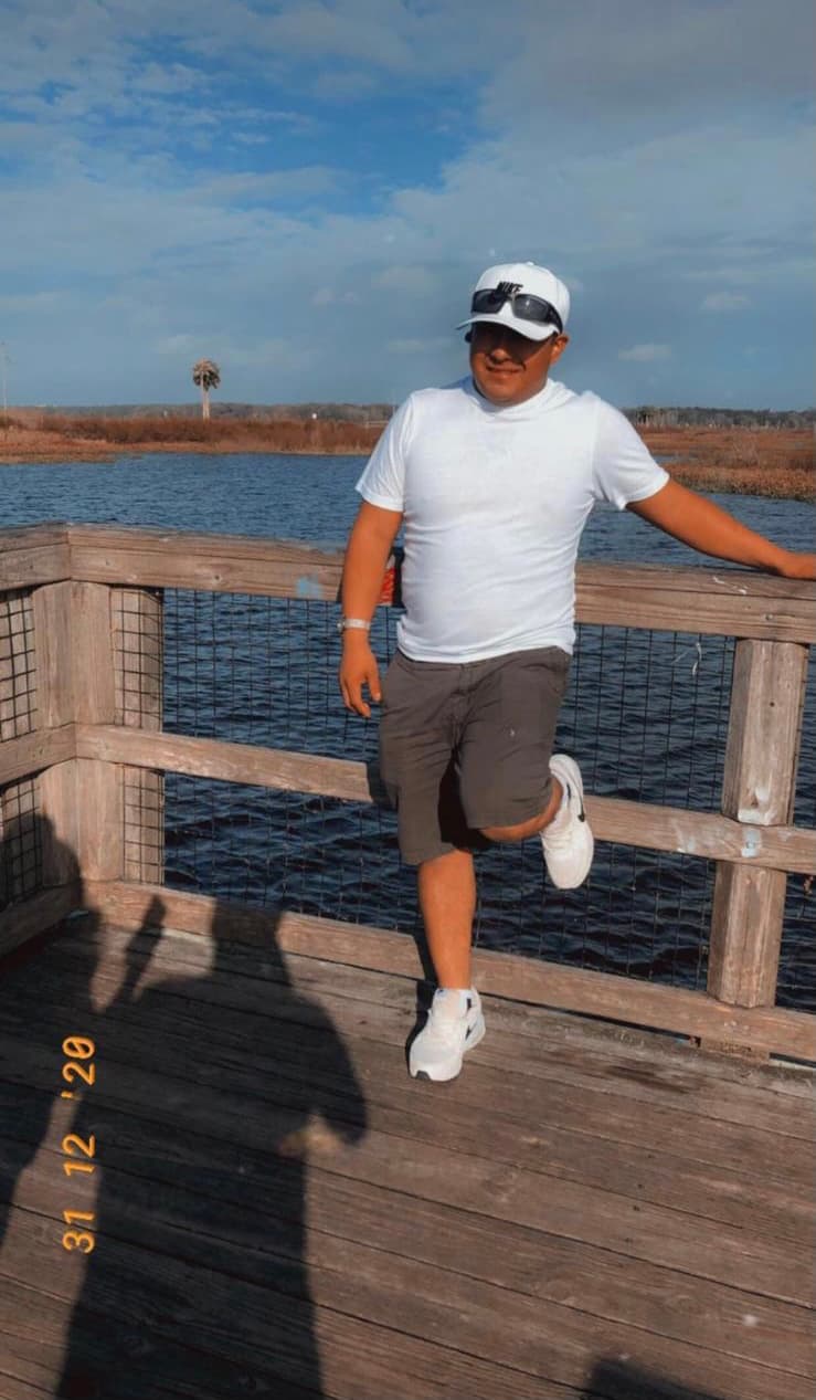 a esposa de Hernández Ortiz, Flor Gonzales habló con Noticias 34 Atlanta y describió la última llamada que le hizo su esposo justo después de recibir un disparo en la frente.