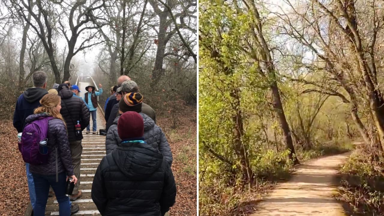 El 
<b>River Walk</b> en la Reserva del río 
<b>Cosumnes</b> es el lugar perfecto para comenzar en el senderismo. Ubicado en la ciudad de
<b> Galt</b>, a unos 30 minutos del centro de
<b> Sacramento</b>, es una ruta circular de 3.2 millas con terreno plano y secciones con sombra. Toma apróximadamente una hora en completar. 
<br>
<br>Es popular entre los amantes de la naturaleza que les gusta caminar y observar la fauna, ya que se han observado unas 250 especies de aves, 40 especies de peces, 230 variedades de plantas y un número incalculable de reptiles y anfibios.
<br>
<br>Suelen tener eventos y paseos guiados los fines de semana. Puedes encontrarlos en su 
<a href="https://www.cosumnes.org/homepage-2/events/" target="_blank">página web.</a>
<br>
<br>Abre todos los días desde las 8 de la mañana hasta las 5 de la tarde. Tienen otras rutas y actividades en la reserva por las que puedes preguntar en su Centro de Visitantes.
<br>
<br>
<b>Dirección: <a href="https://www.google.com/maps/place/Cosumnes+River+Preserve/@38.2657318,-121.4414587,17z/data=!3m1!4b1!4m5!3m4!1s0x809ad12affffffff:0xd490837370a0fb7e!8m2!3d38.2657318!4d-121.43927" target="_blank">13501 Franklin Blvd, Galt, CA 95632</a></b>
