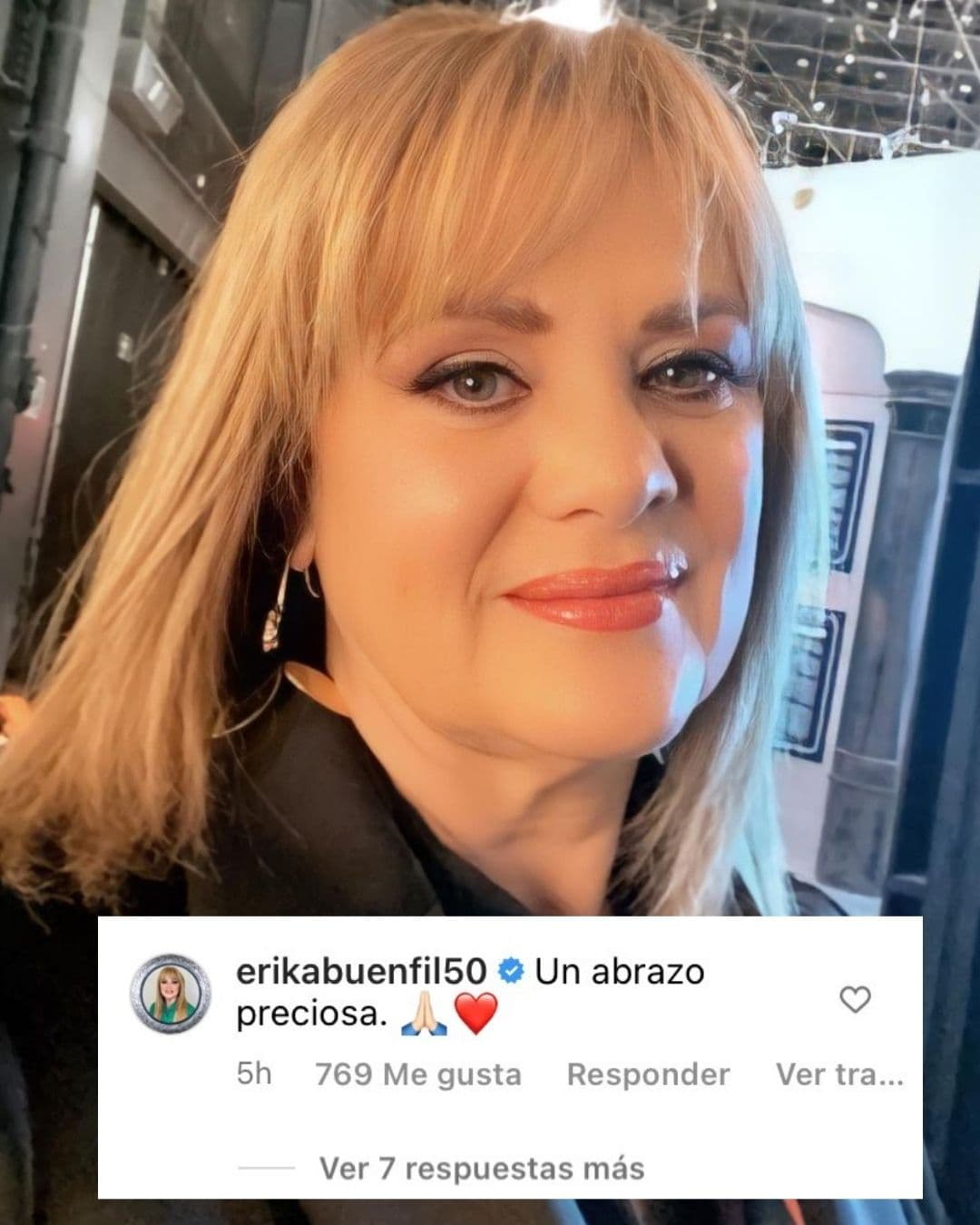 Además de los gruperos, actrices como 
<b>Erika Buenfil</b> le brindaron muestras de cariño luego de que Ángela dijera sentirse "triste" y "defraudada".