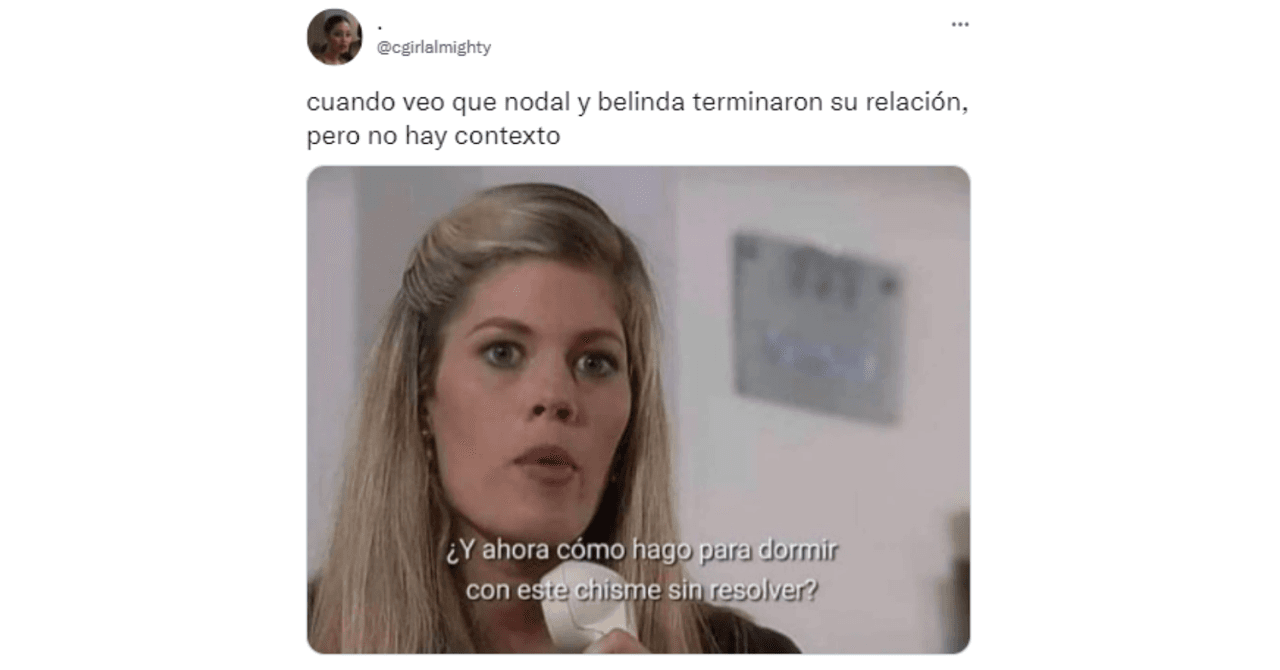 Memes de la ruptura de Nodal y Belinda