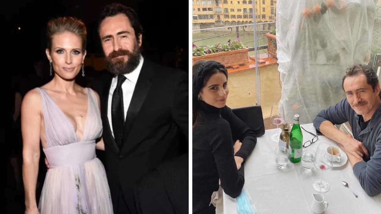 Demián Bichir y Stefanie Sherk; Victoria Aletta y Demián.