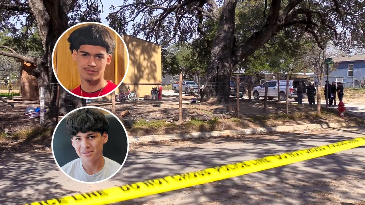 Estas son las imágenes captadas de la escena del crimen donde encontraron a dos adolescentes asesinados en el centro de Texas.
