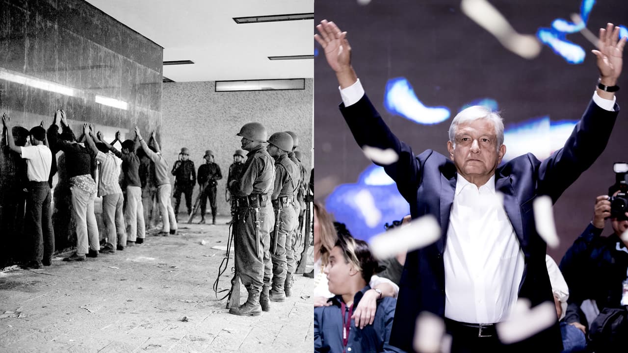 🎧 A 50 años de la matanza de Tlatelolco, en México luchadores sociales del 68 tienen la esperanza puesta en AMLO