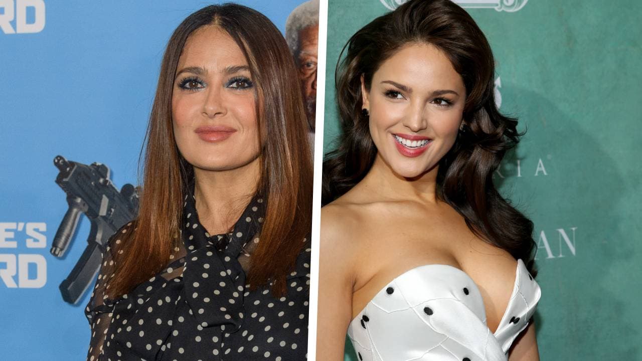 Eiza González y Salma Hayek han sabido lucir lunares en sus outfits según Daniela Di Giacomo