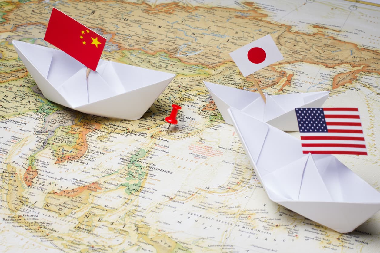 Así es el estratégico 'anillo de seguridad' que Estados Unidos creó alrededor de China en el Pacífico