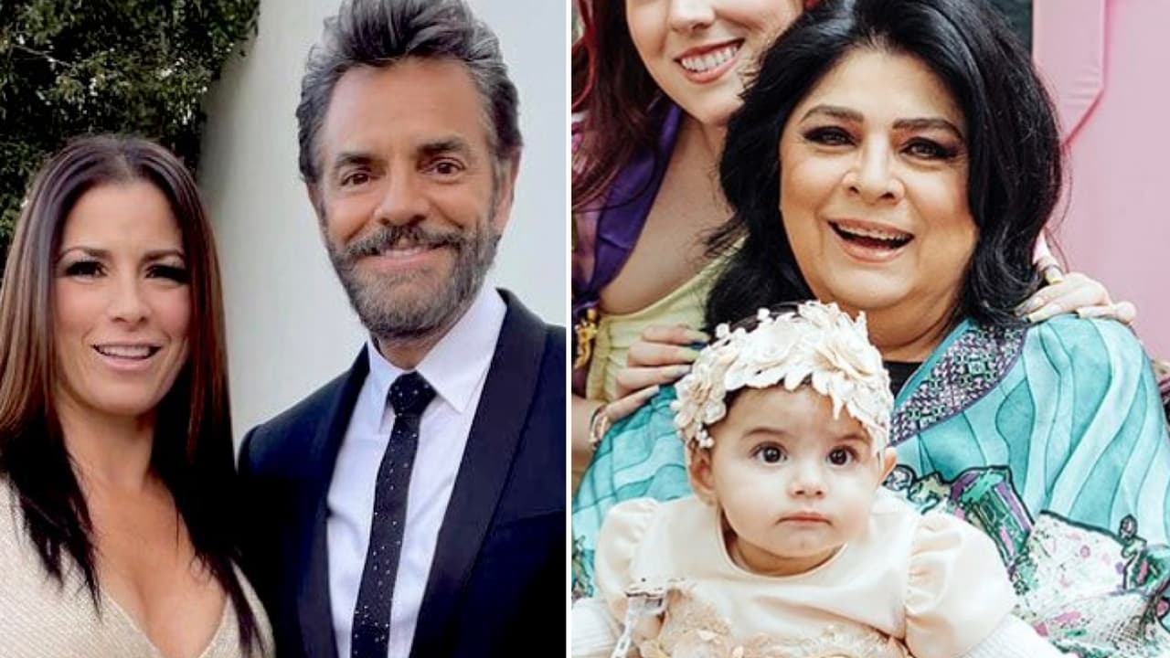 Esposa de Eugenio Derbez aclara si Victoria Ruffo los ‘vetó’ del bautizo de su nieta Tessa