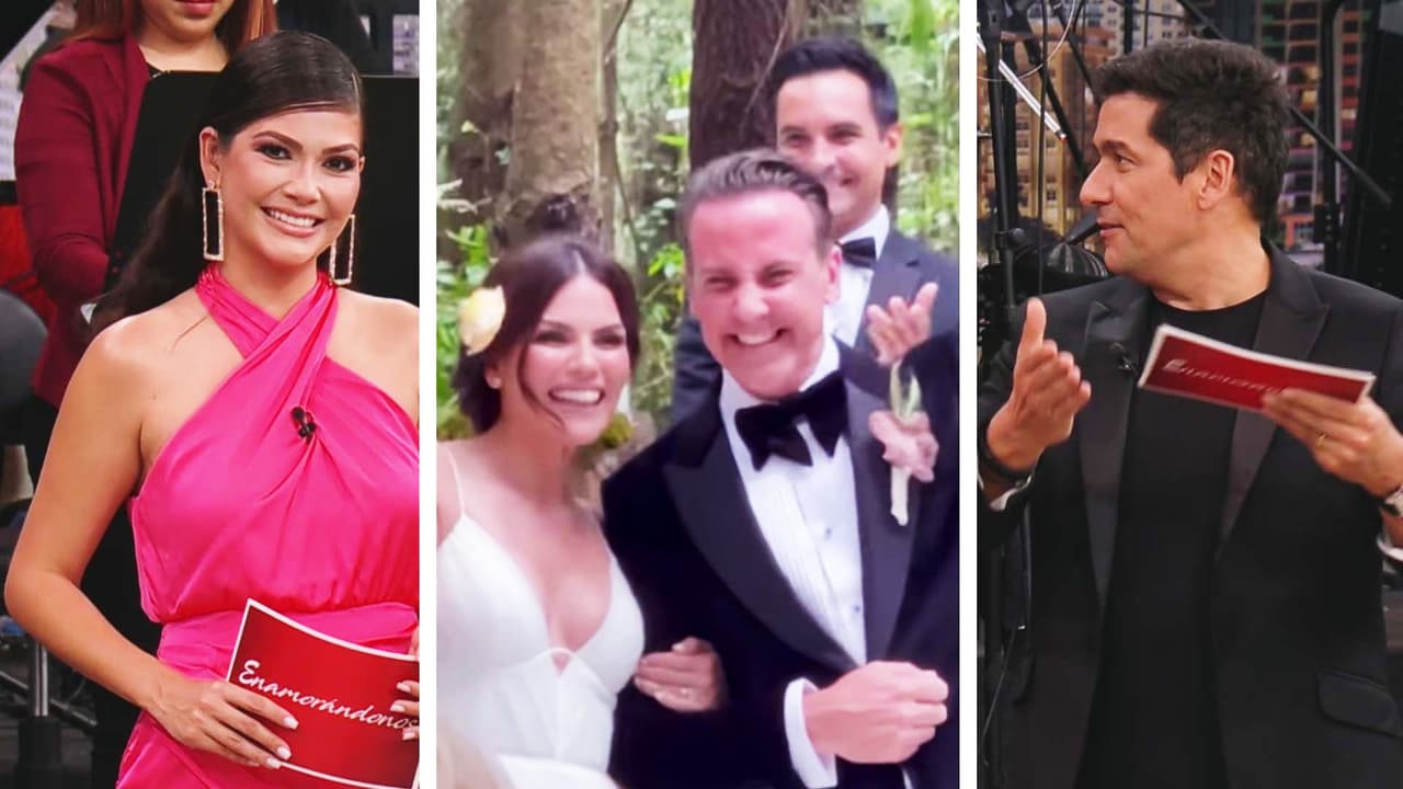 La familia de Enamorándonos felicita a Karina Banda y Carlos Ponce por su mágica boda